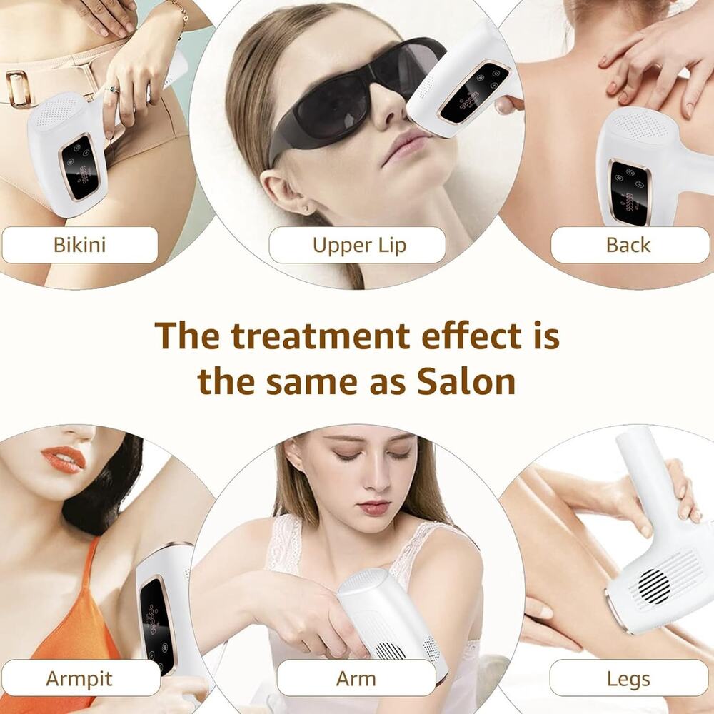 Ipl Laser Hair Removal Device with Painless Care Function White - Picture 6 of 6